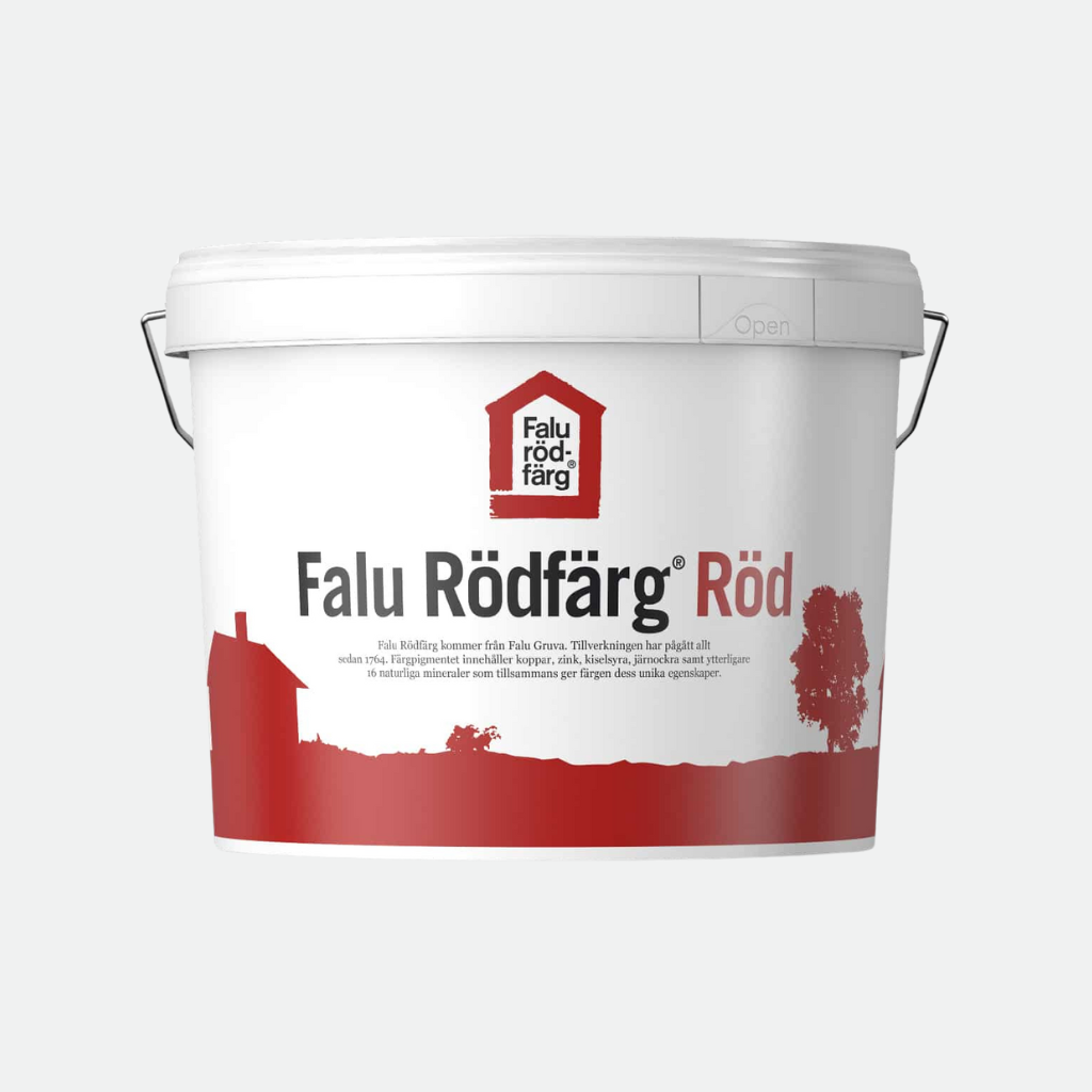 Falu Rödfärg Original Red – Authentic Swedish Facade Paint from Sweden | 10L