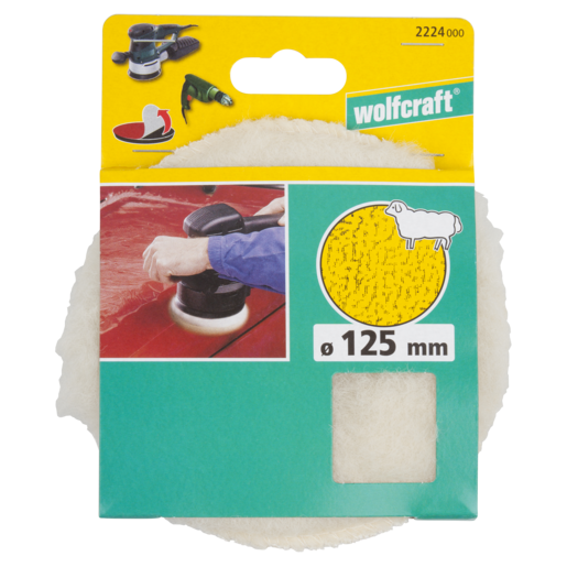 Wolfcraft pulēšanas spilventiņš ar easy-fix stiprinājumu