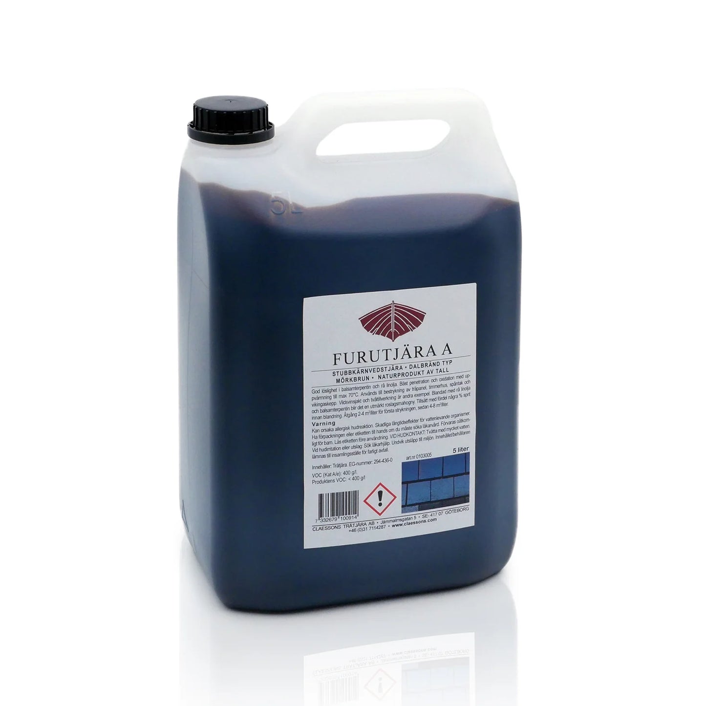 Claessons Furutjära - traditional Swedish pine tar for wooden facades and roofs