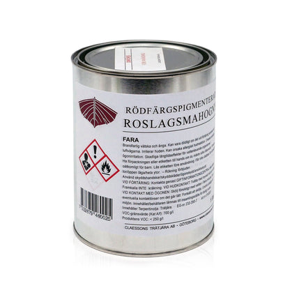 Teerfarbe Röd Roslagsmahogny rotbraun - natürlicher Schutz für Fassaden, Zäune und Gartenmöbel